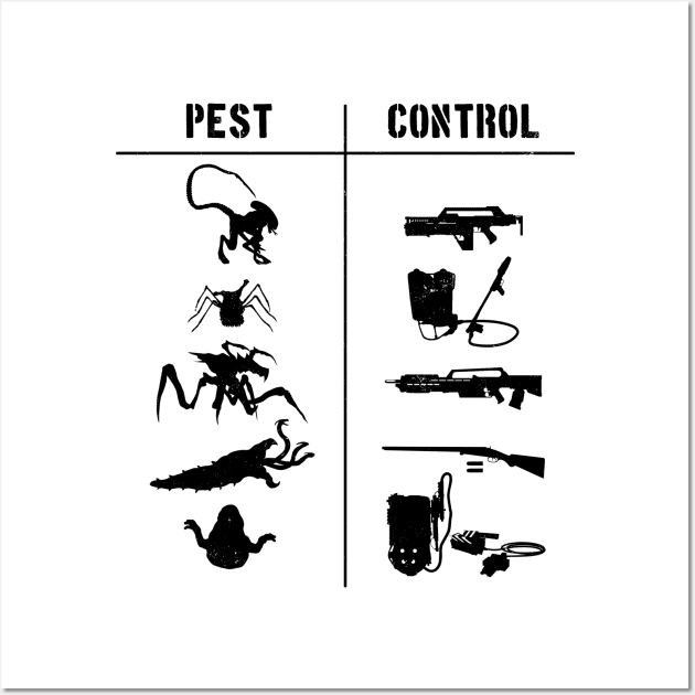 Pest Control - Alternate - Inverted Wall Art by CCDesign